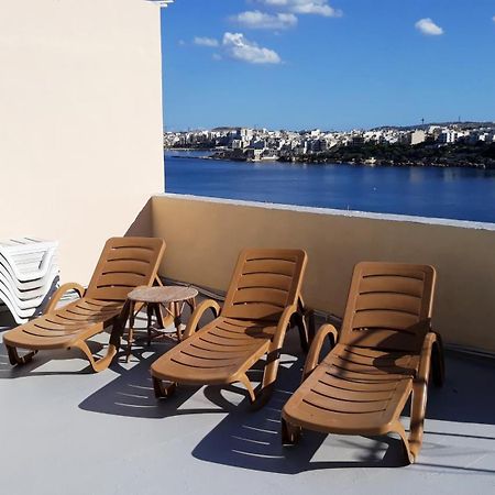 Bayview 2 Bedroom Seaview Apartment With Large Terrace With Panoramic Views - By Getawaysmalta St. Paul's Bay Exterior photo