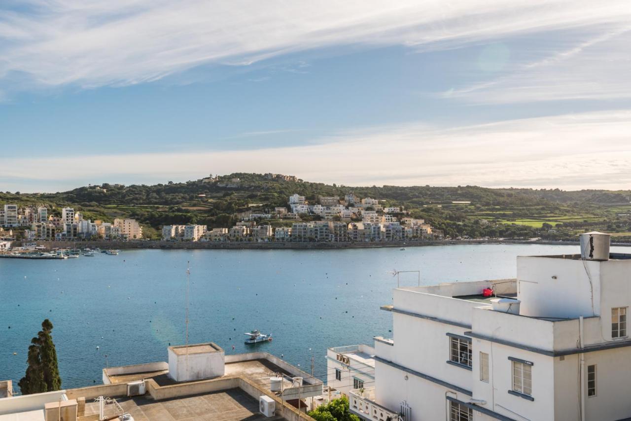 Bayview 2 Bedroom Seaview Apartment With Large Terrace With Panoramic Views - By Getawaysmalta St. Paul's Bay Exterior photo