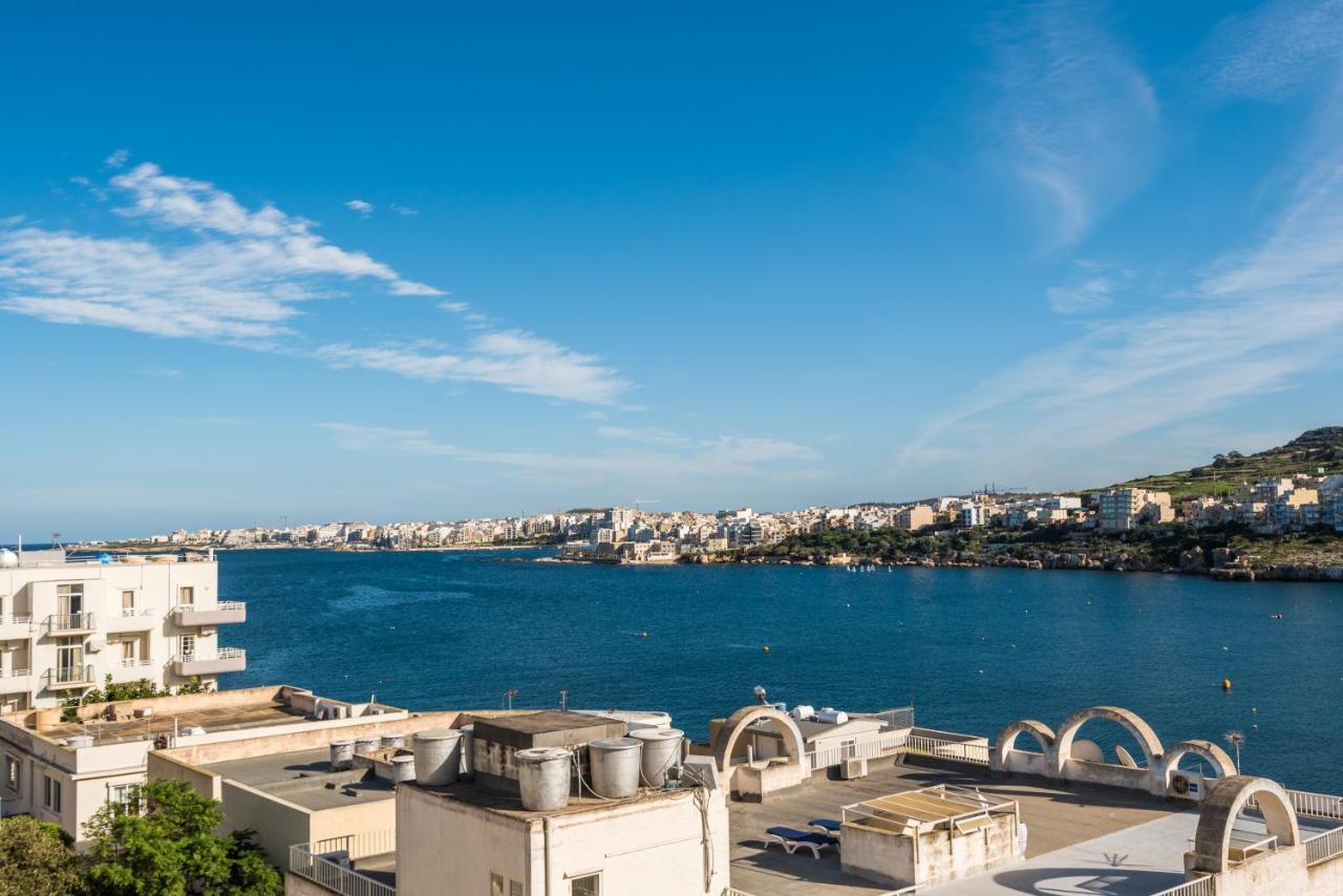 Bayview 2 Bedroom Seaview Apartment With Large Terrace With Panoramic Views - By Getawaysmalta St. Paul's Bay Exterior photo