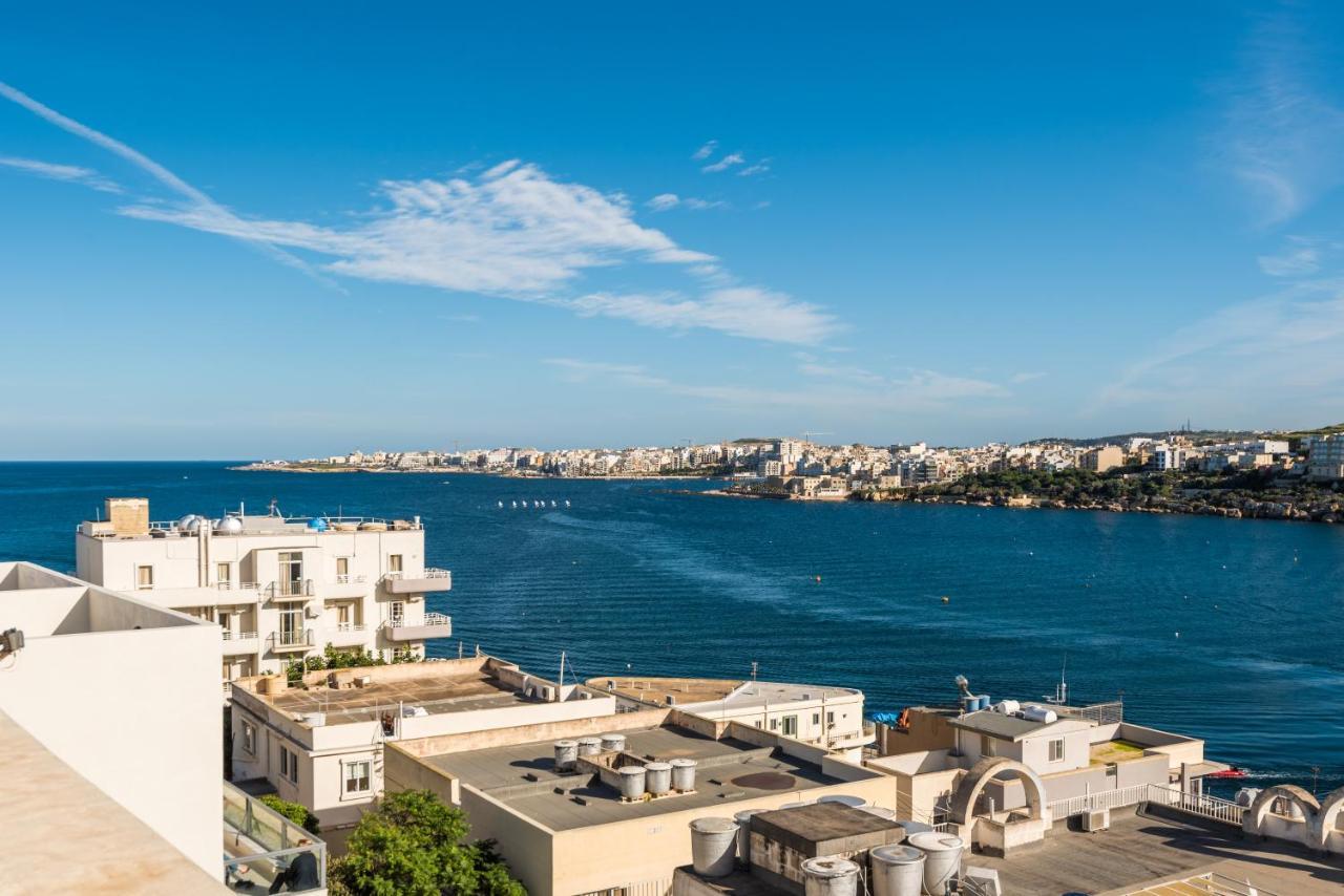 Bayview 2 Bedroom Seaview Apartment With Large Terrace With Panoramic Views - By Getawaysmalta St. Paul's Bay Exterior photo