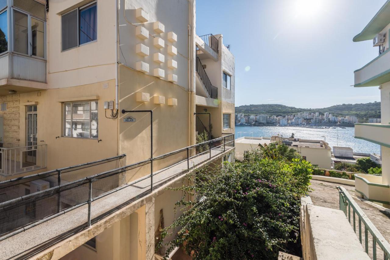 Bayview 2 Bedroom Seaview Apartment With Large Terrace With Panoramic Views - By Getawaysmalta St. Paul's Bay Exterior photo